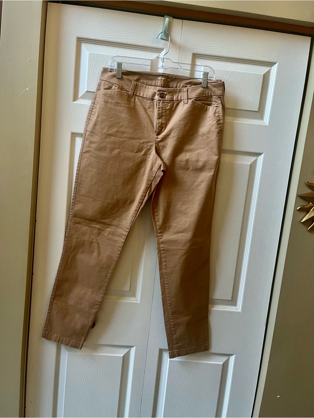 Old Navy Straight-Leg Pants in Light Brown